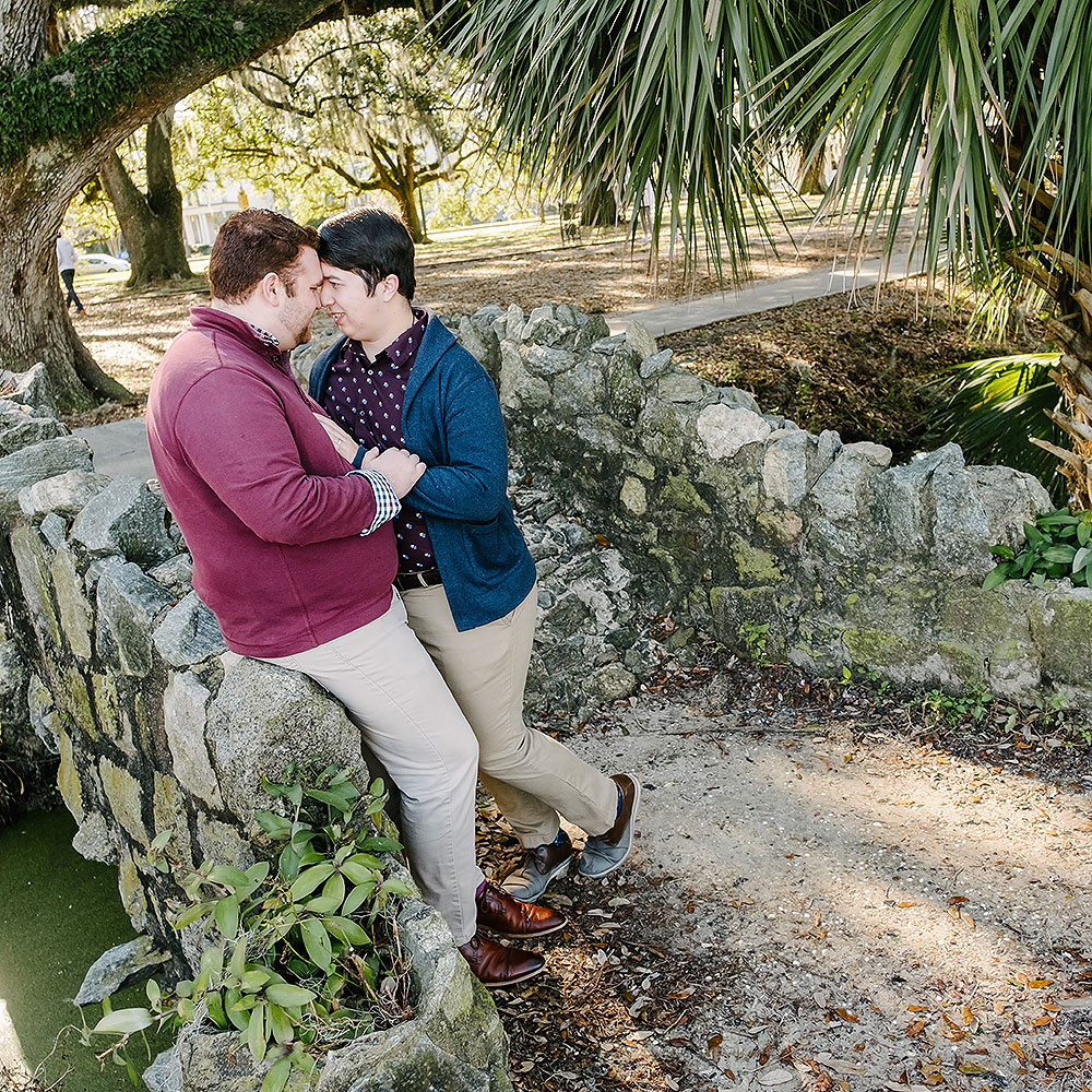 City Park Engagement Photographer | Justin & Maxwell