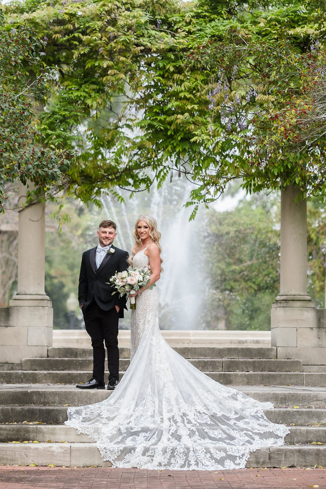 Pops Fountain Arbor Room Wedding | Melanie & Brandon